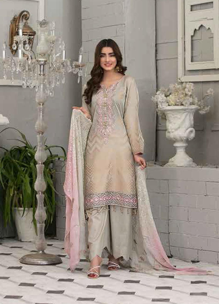 Alesia By Riaz Arts Embroidered Lawn Suits Unstitched 3 Piece RA21A 1239 - Summer Collection