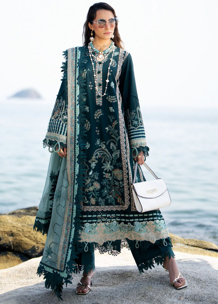 Alif by AJR Couture Embroidered Lawn Suits Unstitched 3 Piece AJR24AL ASL-01 Celia - Luxury Summer Collection