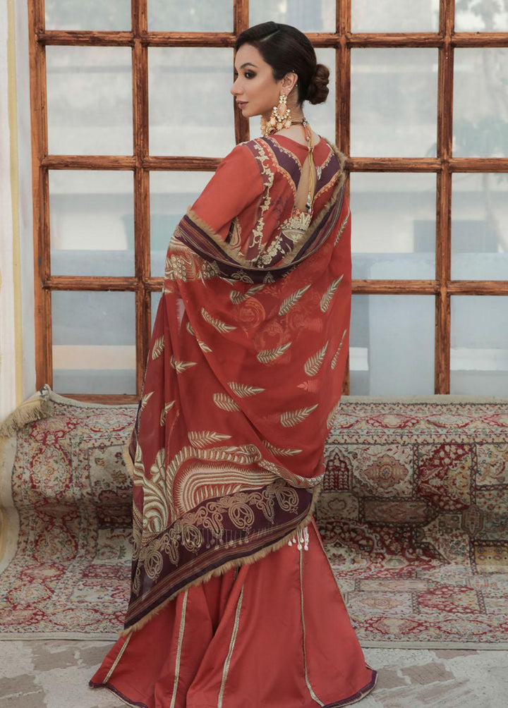 Alif By AJR Couture Embroidered Lawn Suits Unstitched 3 Piece AJR22F AFL-08 JULIA - Festive Collection