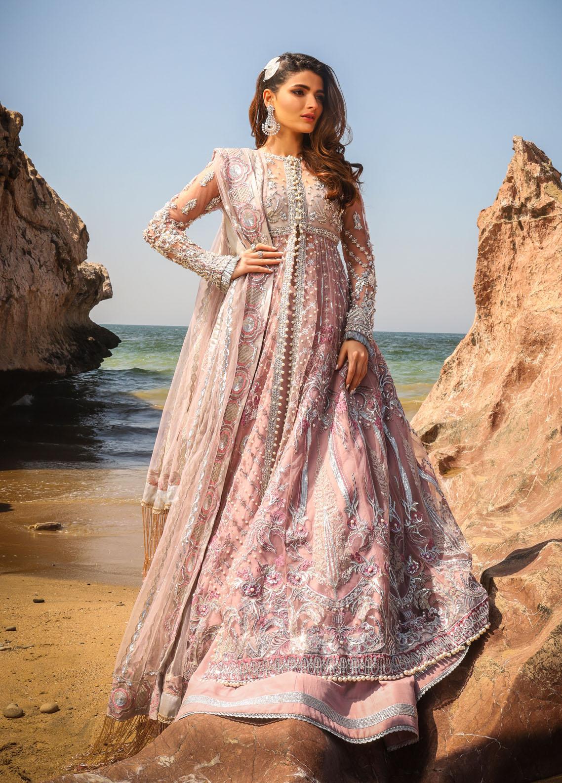 Alif By AJR Couture Embroidered Lawn Suits Unstitched 3 Piece AJR22L AL-04 Ceres - Luxury Collection main image 1