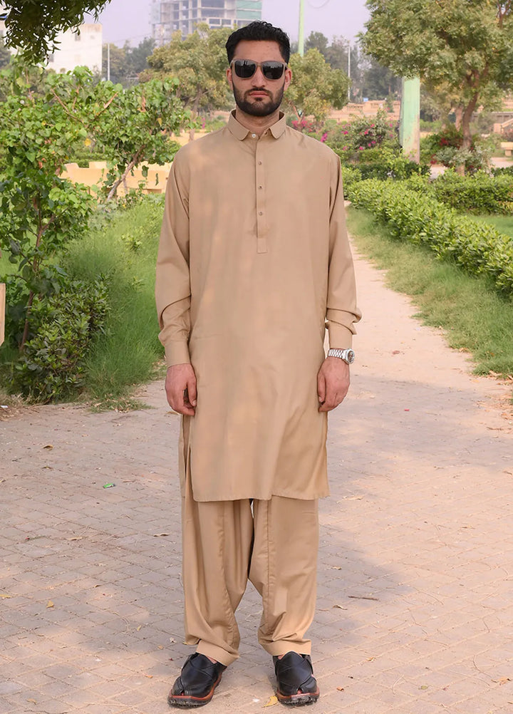 Alif Yay Cotton Plain Mens Shalwar Kameez - AY-012