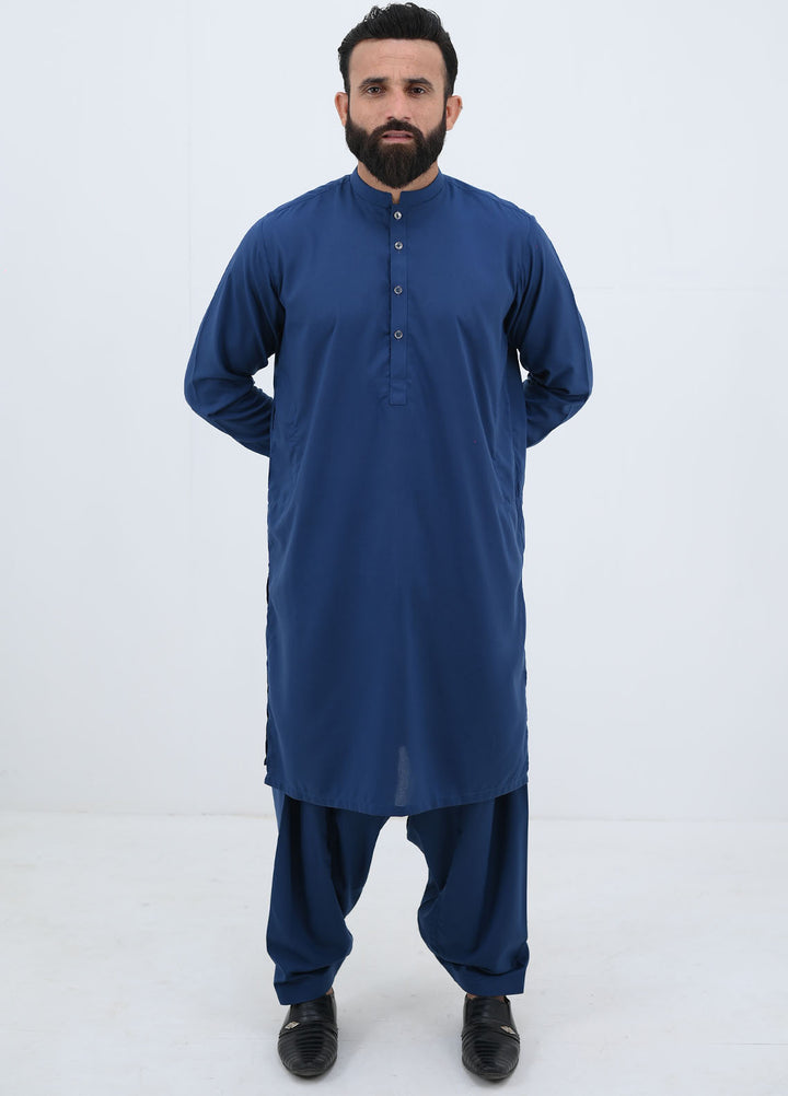 Alif Yay Pret Plain Blended Kurta-Shalwar AY-019