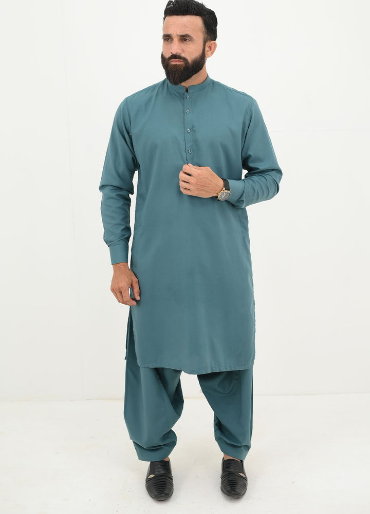 Alif Yay Pret Plain Blended Kurta-Shalwar AY-024