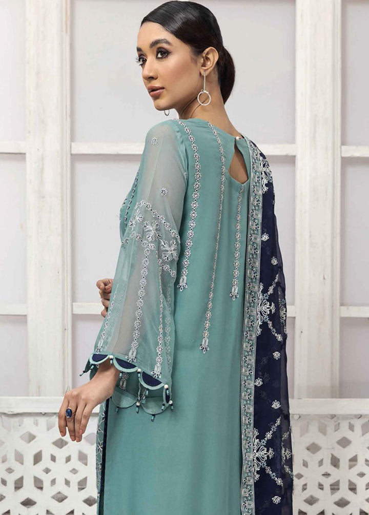 Ek Dastaan By Alizeh Fashion Embroidered Chiffon Suits Unstitched 3 Piece AFB22ED 02 Shabab - Festive Collection