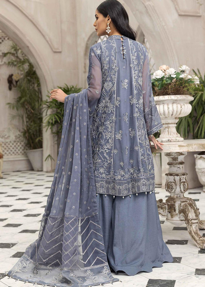 Ek Dastaan By Alizeh Fashion Embroidered Chiffon Suits Unstitched 3 Piece AFB22ED 05 Manzil - Festive Collection