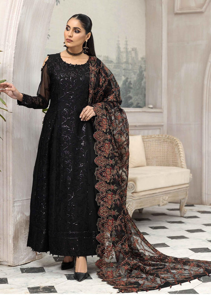 Ek Dastaan By Alizeh Fashion Embroidered Chiffon Suits Unstitched 3 Piece AFB22ED 07 Arman - Festive Collection