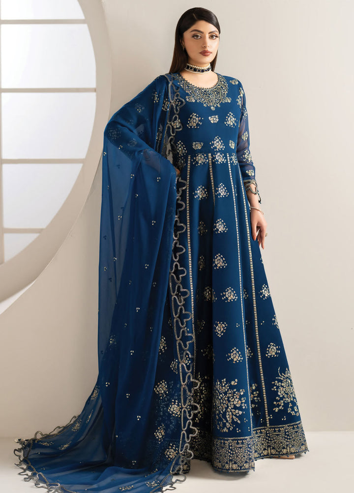 Alizeh Fashion Embroidered Chiffon Suits Unstitched 3 Piece Pernia - Formals Collection