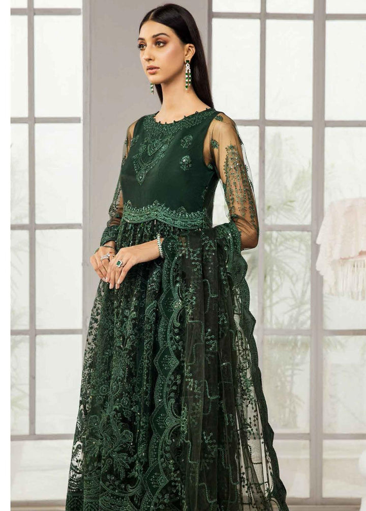Alizeh Fashion by Bilal Embroidery Embroidered Net Suits Unstitched 3 Piece ABF22F 05 Zora - Formal Collection