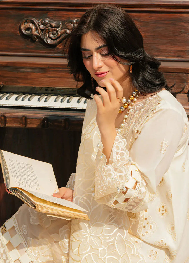 Allenura By Mahnur Embroidered Lawn Suits Unstitched 3 Piece MN24A D-05 Luminary - Luxury Collection