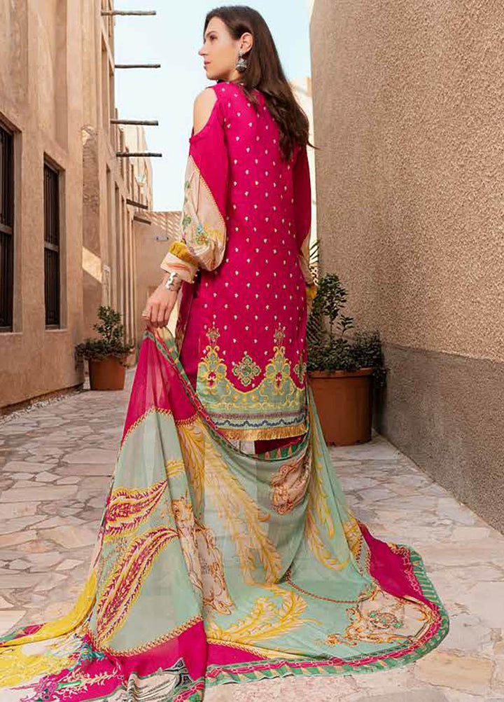 Alyssa by Banafsheh Embroidered Lawn Suits Unstitched 3 Piece BF21AL D-03 - Luxury Summer Collection