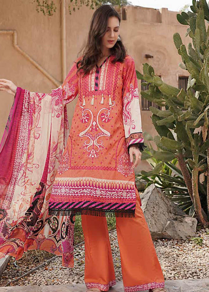 Alyssa by Banafsheh Embroidered Lawn Suits Unstitched 3 Piece BF21AL D-06 - Luxury Summer Collection