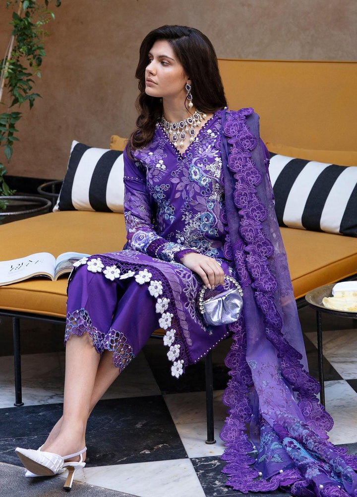 Amaani By Republic Womenswear Embroidered Lawn Suits Unstitched 3 Piece RW23A D-7B Linaria - Luxury Eid Collection