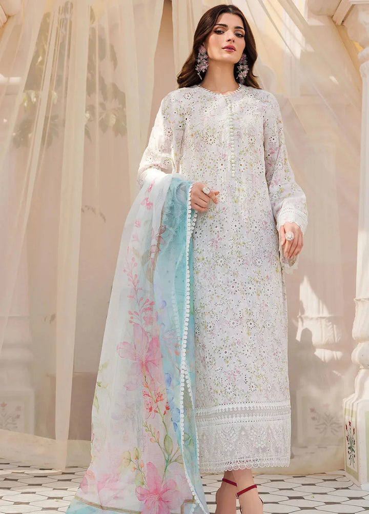 Amal by Motifz Embroidered Lawn Suit Unstitched 3 Piece MT24A 4622-Ophelia - Summer Collection