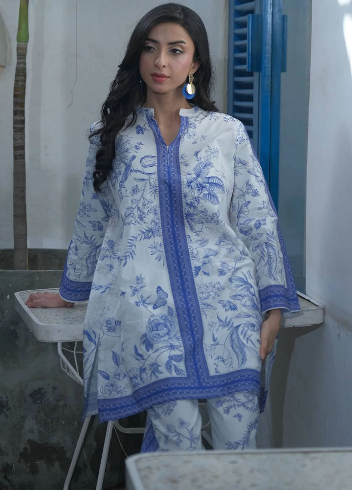 Amal Pret Printed Lawn 2 Piece Suit Luna