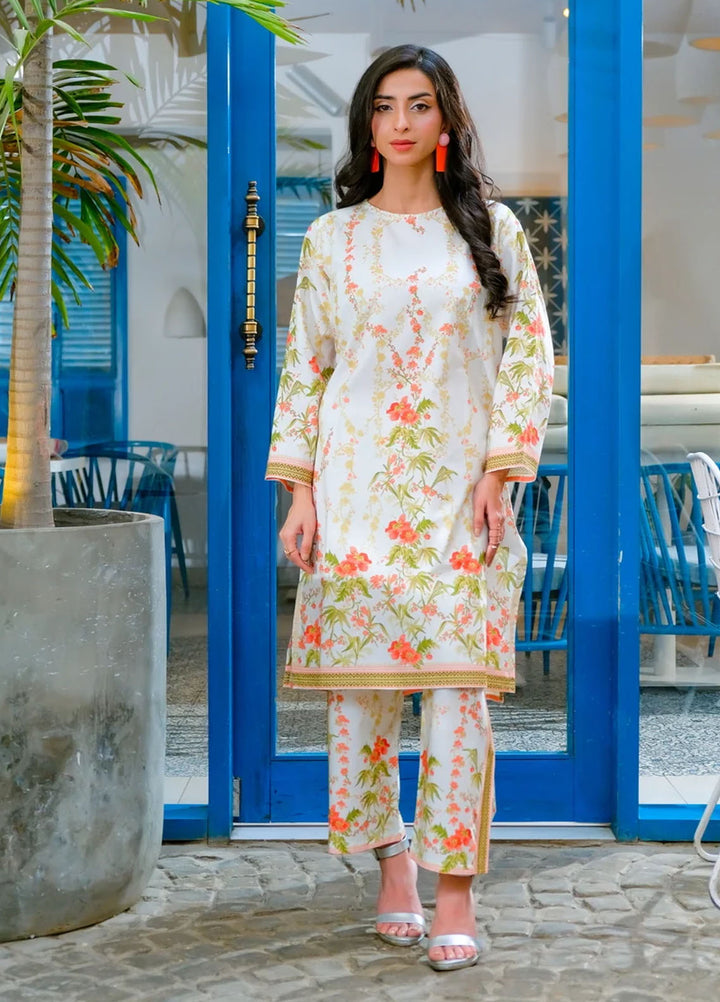 Amal Pret Printed Lawn 2 Piece Suit Nyra