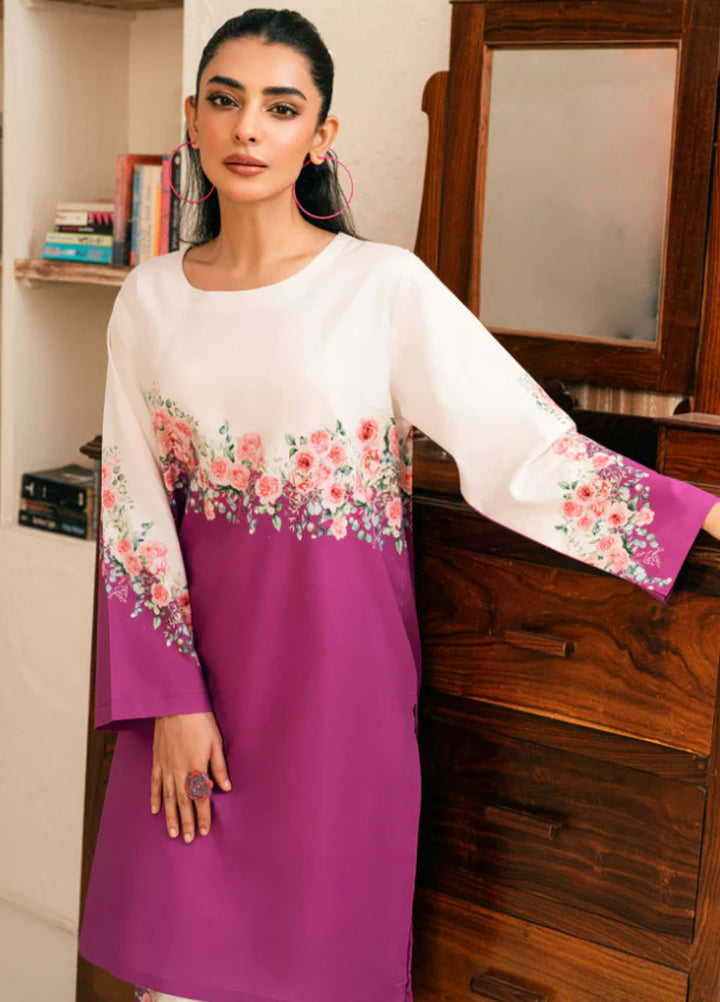 Amal Pret Printed Lawn 2 Piece Suit Peony