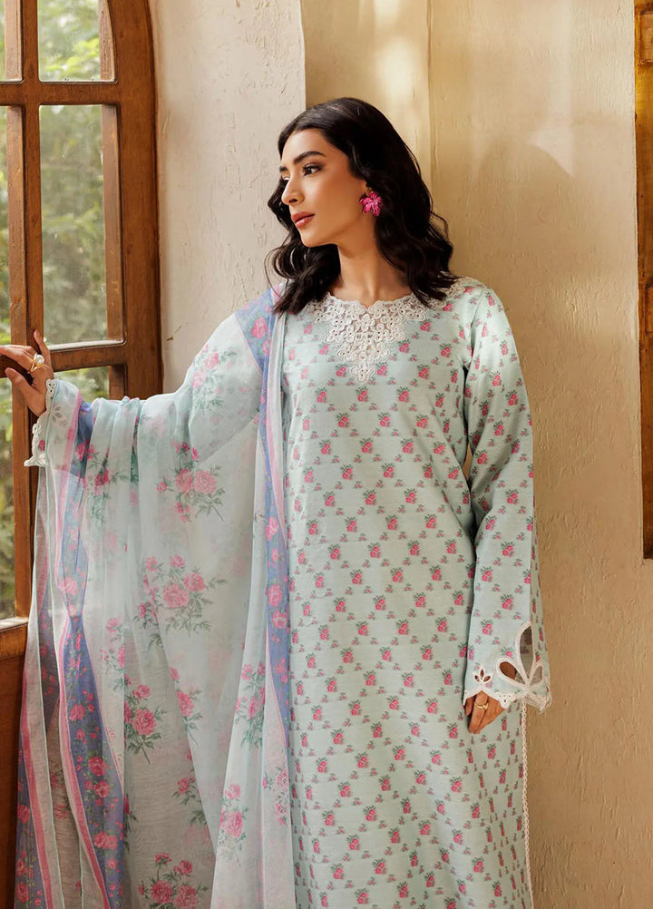 Amari by RajBari Embroidered Lawn Suits Unstitched 3 Piece RB25A D-02 - Summer Collection