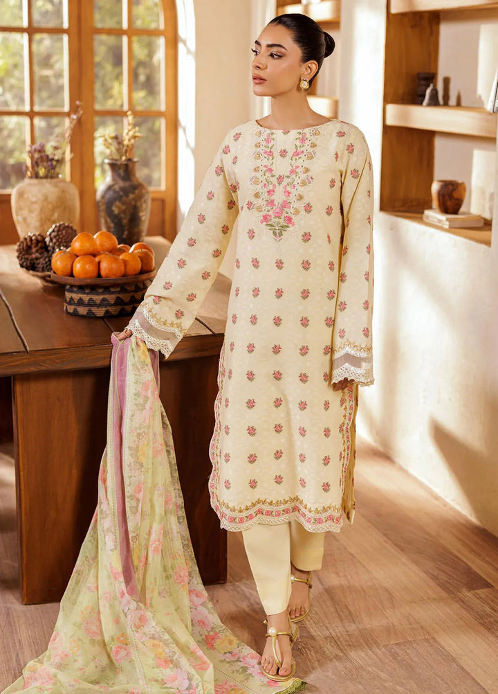 Amari by RajBari Embroidered Lawn Suits Unstitched 3 Piece RB25A D-03 - Summer Collection
