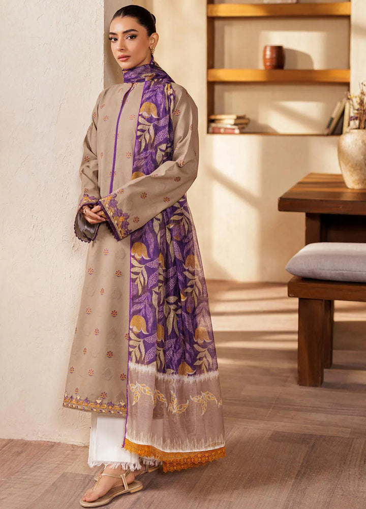 Amari by RajBari Embroidered Lawn Suits Unstitched 3 Piece RB25A D-07 - Summer Collection