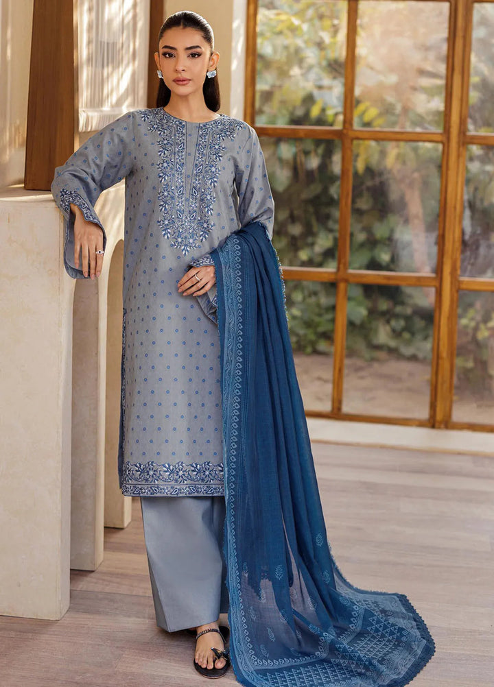 Amari by RajBari Embroidered Lawn Suits Unstitched 3 Piece RB25A D-09 - Summer Collection