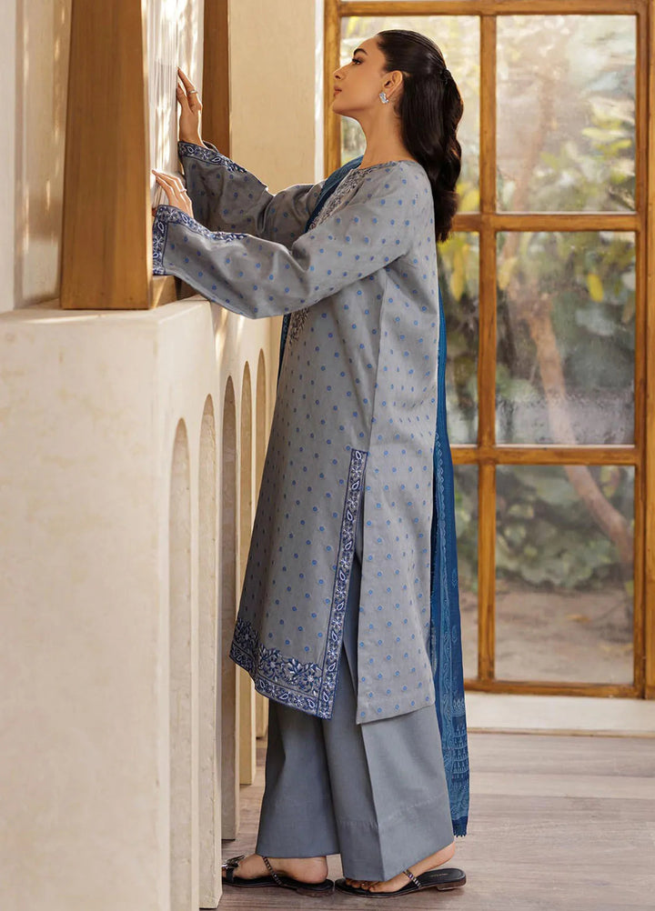Amari by RajBari Embroidered Lawn Suits Unstitched 3 Piece RB25A D-09 - Summer Collection