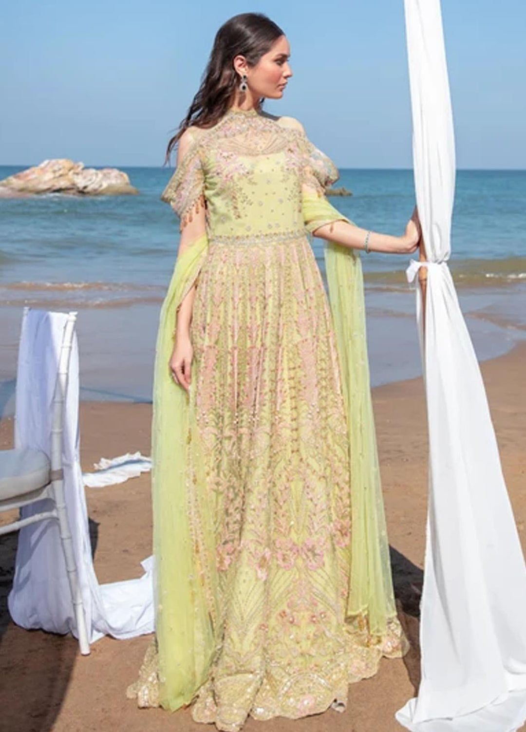 Amiraa by Reign Embroidered Net Suits Unstitched 3 Piece RGN21AM RN-01 DIBA-A - Luxury Collection