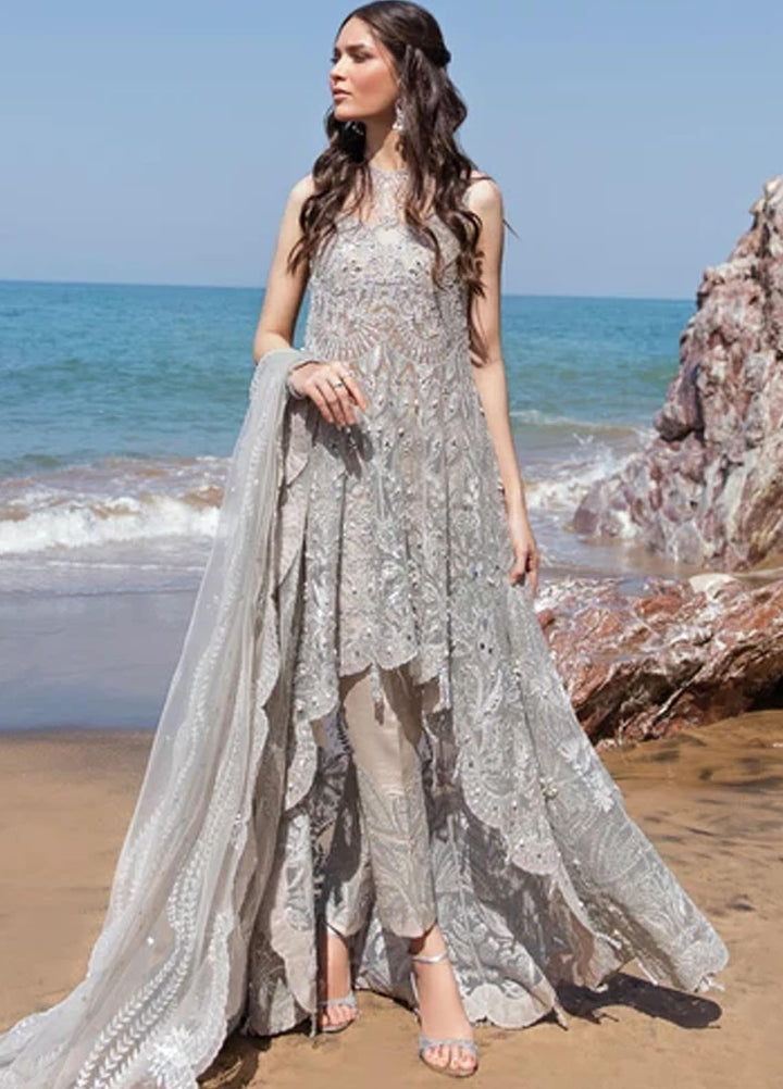 Amiraa by Reign Embroidered Net Suits Unstitched 3 Piece RGN21AM RN-04 ZENDAYA-B - Luxury Collection