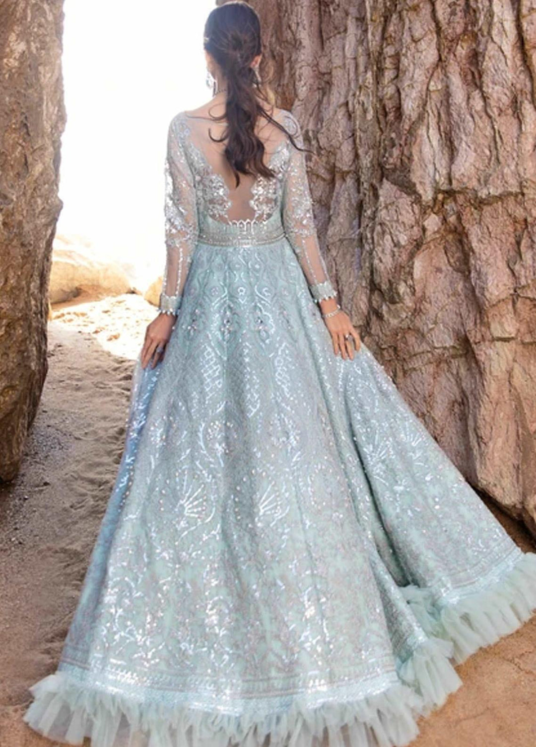 Amiraa by Reign Embroidered Net Suits Unstitched 3 Piece RGN21AM RN-07 MARTHA-A - Luxury Collection