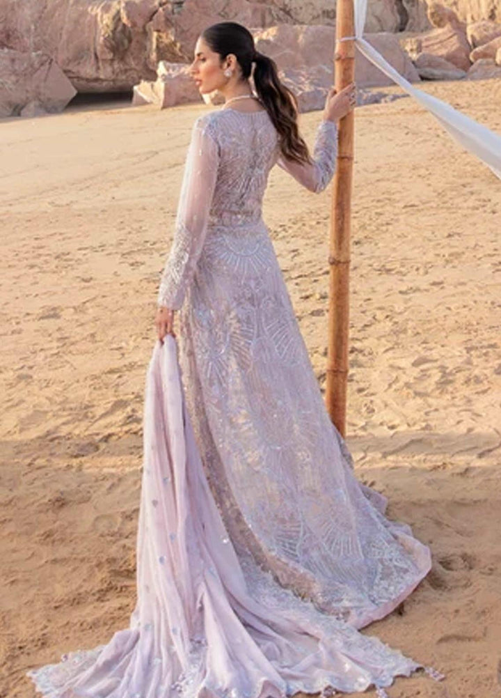 Amiraa by Reign Embroidered Net Suits Unstitched 3 Piece RGN21AM RN-11 ZAIRAH-A - Luxury Collection