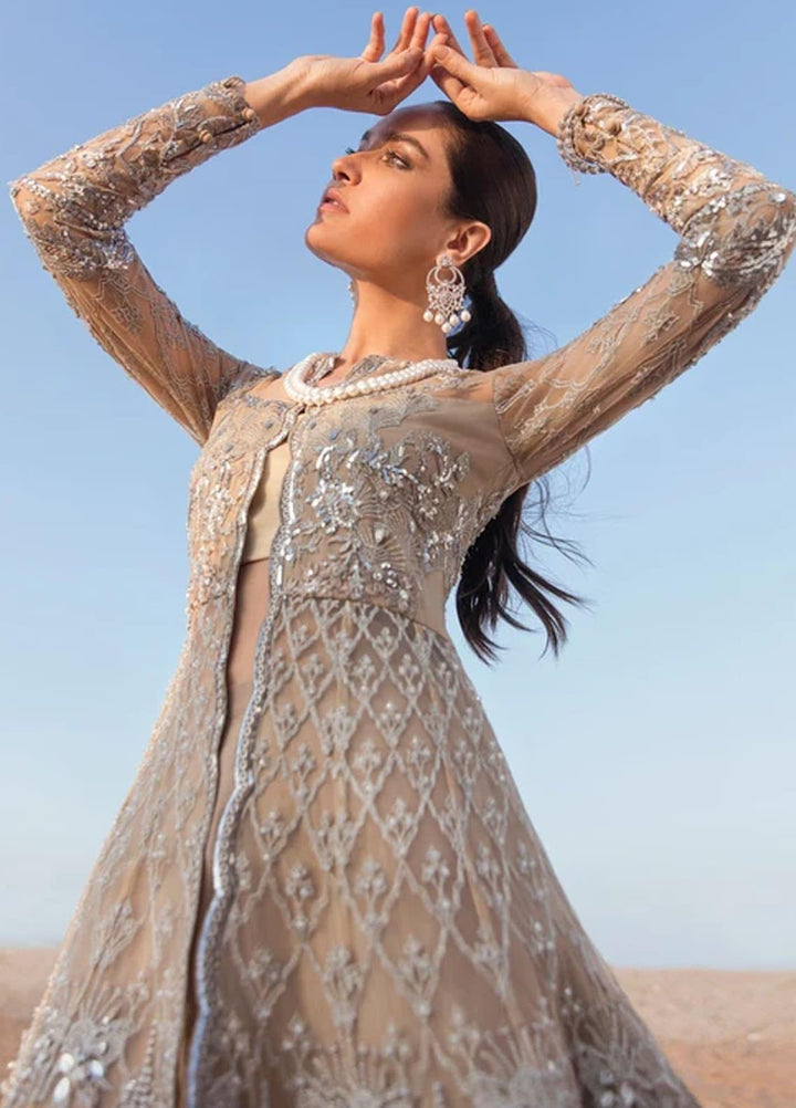 Amiraa by Reign Embroidered Net Suits Unstitched 3 Piece RGN21AM RN-13 IBIZIAH-A - Luxury Collection