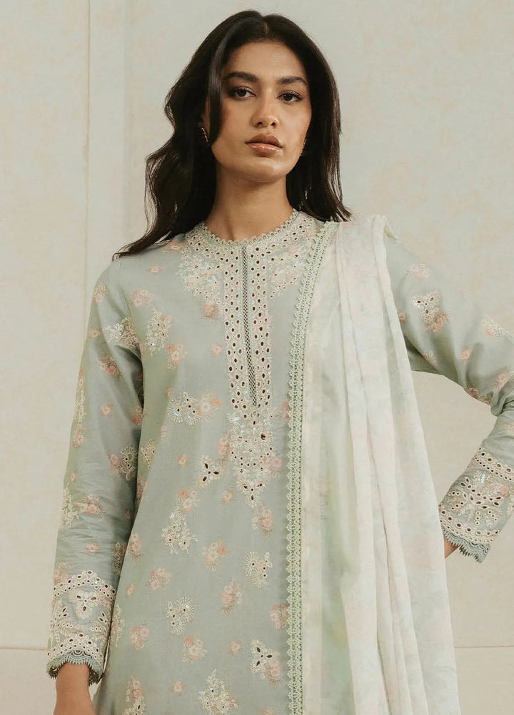 Amore by Ayzel Embroidered Lawn Suit Unstitched 3 Piece AAF25AS D-02 Bliss - Summer Collection