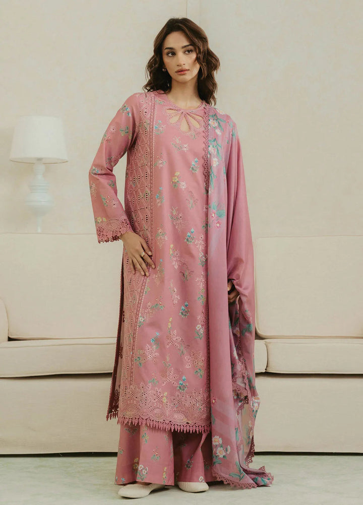 Amore by Ayzel Embroidered Lawn Suit Unstitched 3 Piece AAF25AS D-04 Grace - Summer Collection