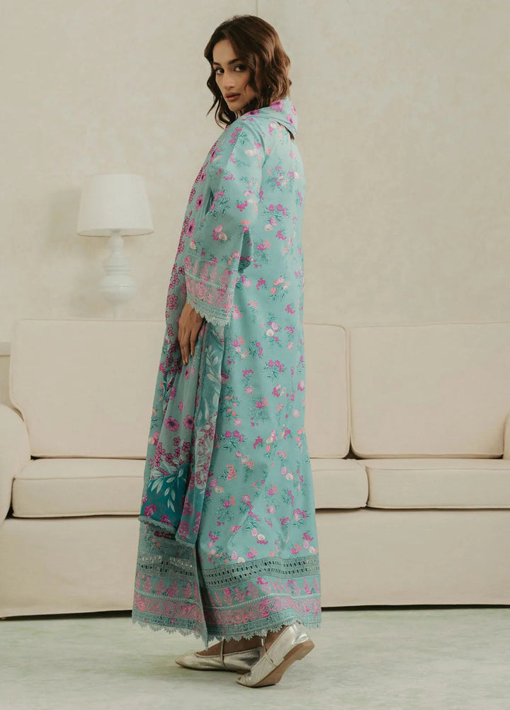 Amore by Ayzel Embroidered Lawn Suit Unstitched 3 Piece AAF25AS D-07 Gleam - Summer Collection