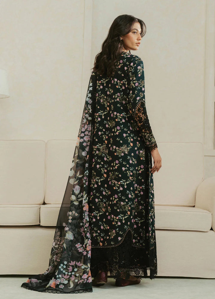 Amore by Ayzel Embroidered Lawn Suit Unstitched 3 Piece AAF25AS D-10 Jade - Summer Collection
