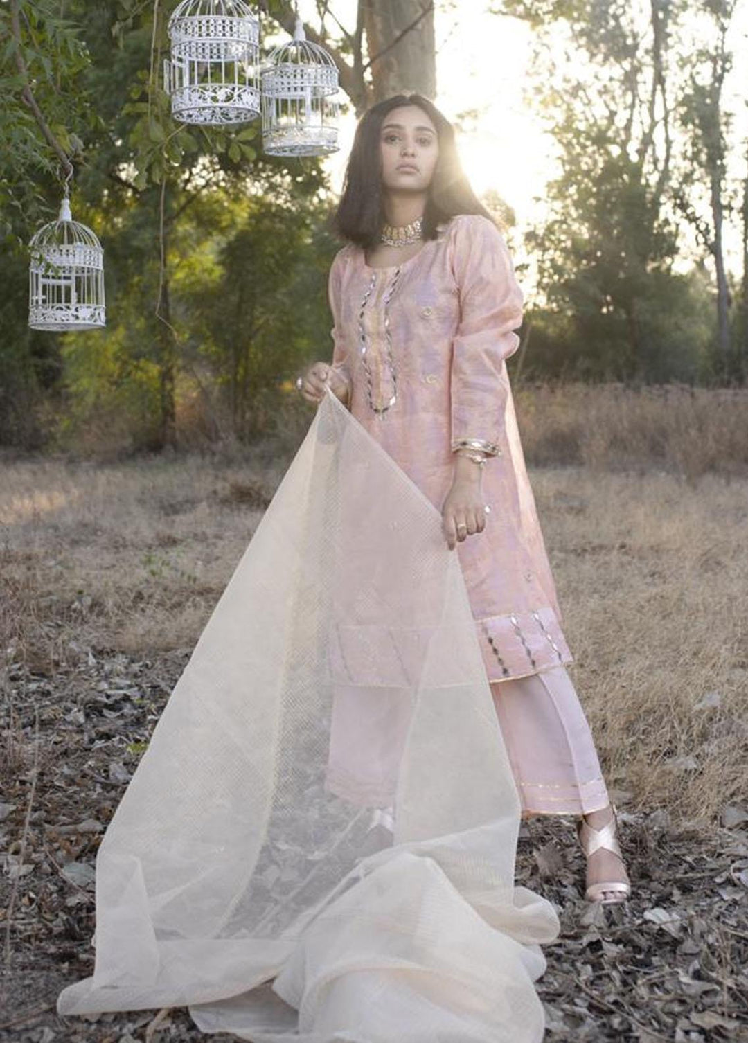 Amsin Attire Pret Luxury Paper Jacquard 2 Piece AAR21L Aina