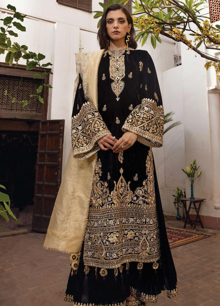 Anahita By Anaya Embroidered Velvet Suits Unstitched 3 Piece AKC22WD AKW22-06 Halime - Wedding Collection