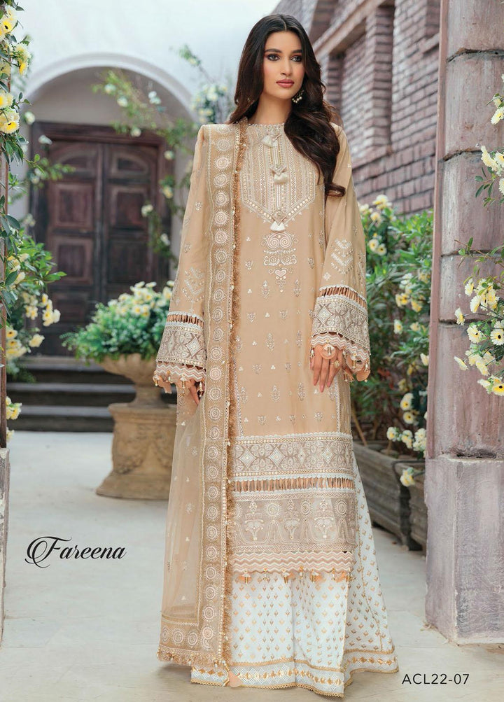 Anaya By Kiran Chaudhry Embroidered Lawn Suits Unstitched 3 Piece AKC22CK ACL22-07-Fareena - Luxury Collection