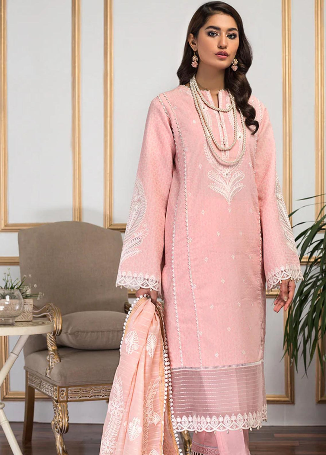 Ethnicity By Anaya Embroidered Lawn Suits Unstitched 3 Piece AKC22E AJC22-01 Sonali - Summer Collection