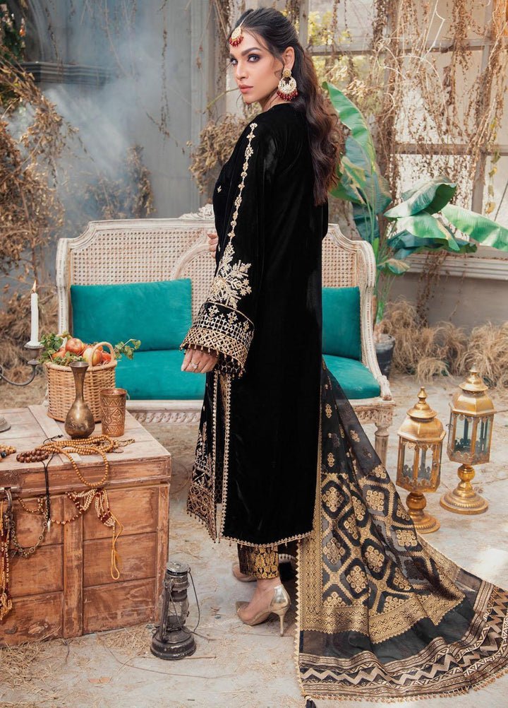 Velour De Fete By Anaya Embroidered Velvet Suits Unstitched 3 Piece AKC21VF VL-21-02 Noelle - Winter Collection