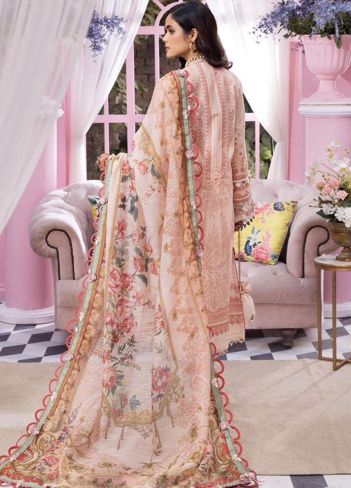 Anaya By Kiran Chaudhry Embroidered Lawn Suits Unstitched 3 Piece AKC22VL VL22-12-GISELE - Luxury Summer Collection
