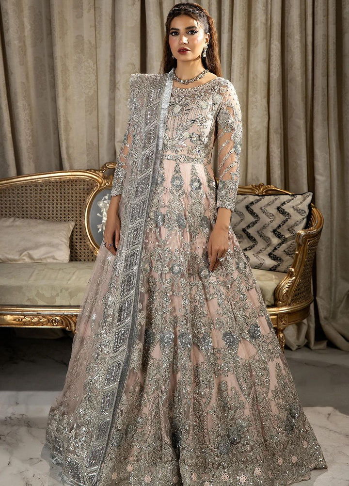 Andaaz-E-Khaas By Imrozia Premium Embroidered Net Suits Unstitched 4 Piece IMP23AK IB-41 Azah - Luxury Collection