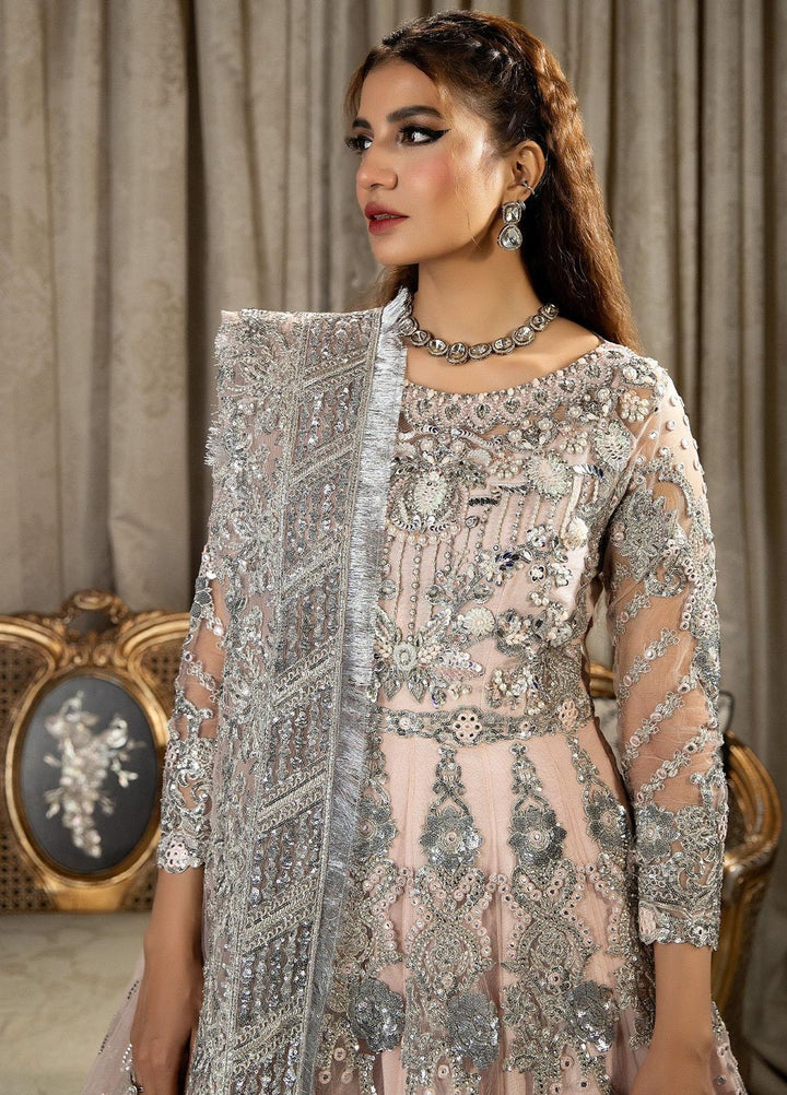 Andaaz-E-Khaas By Imrozia Premium Embroidered Net Suits Unstitched 4 Piece IMP23AK IB-41 Azah - Luxury Collection