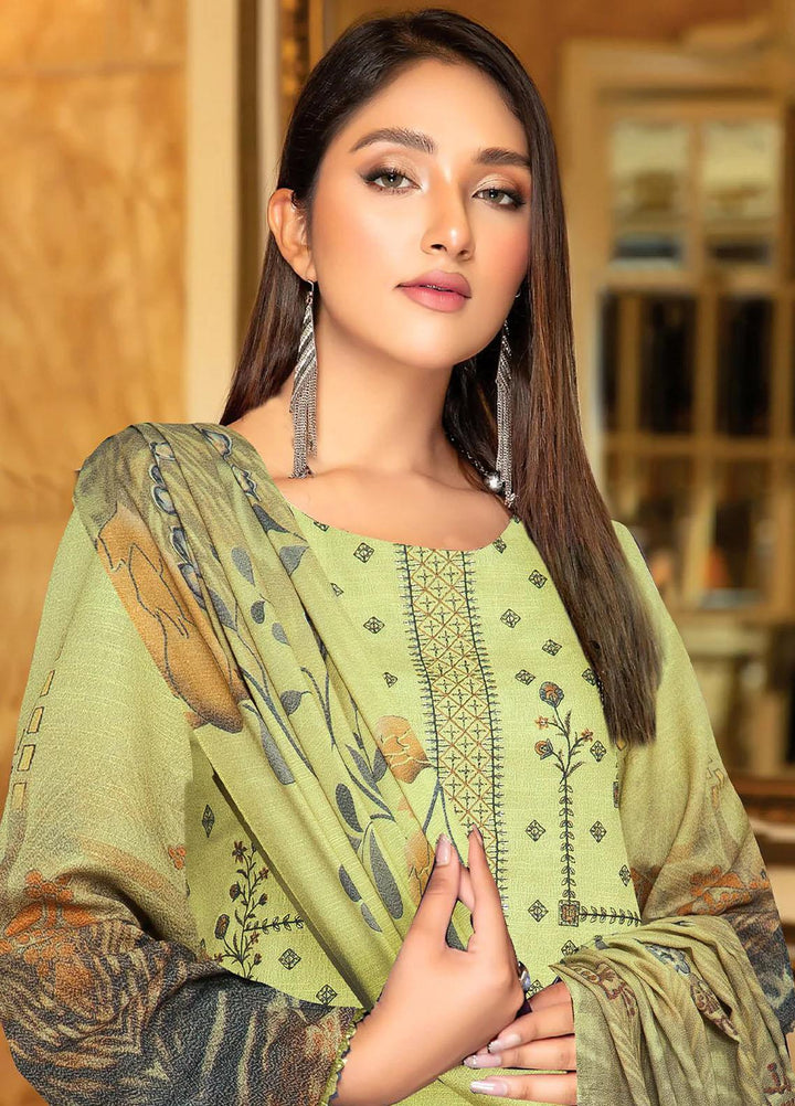 Andaz By Insiya Clothing Embroidered Dhanak Suits Unstitched 3 Piece INS23AZ D-07 - Winter Collection