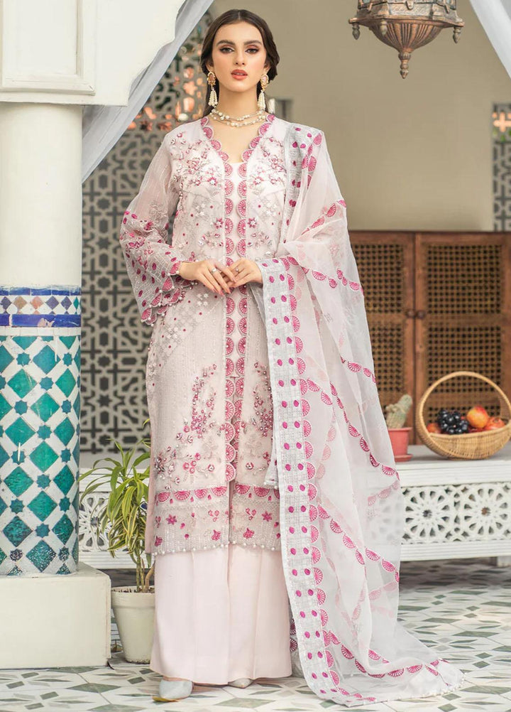Andaz-e-Khas By Meeral Embroidered Organza Suits Unstitched 3 Piece MRL24AK Dia - Formal Collection