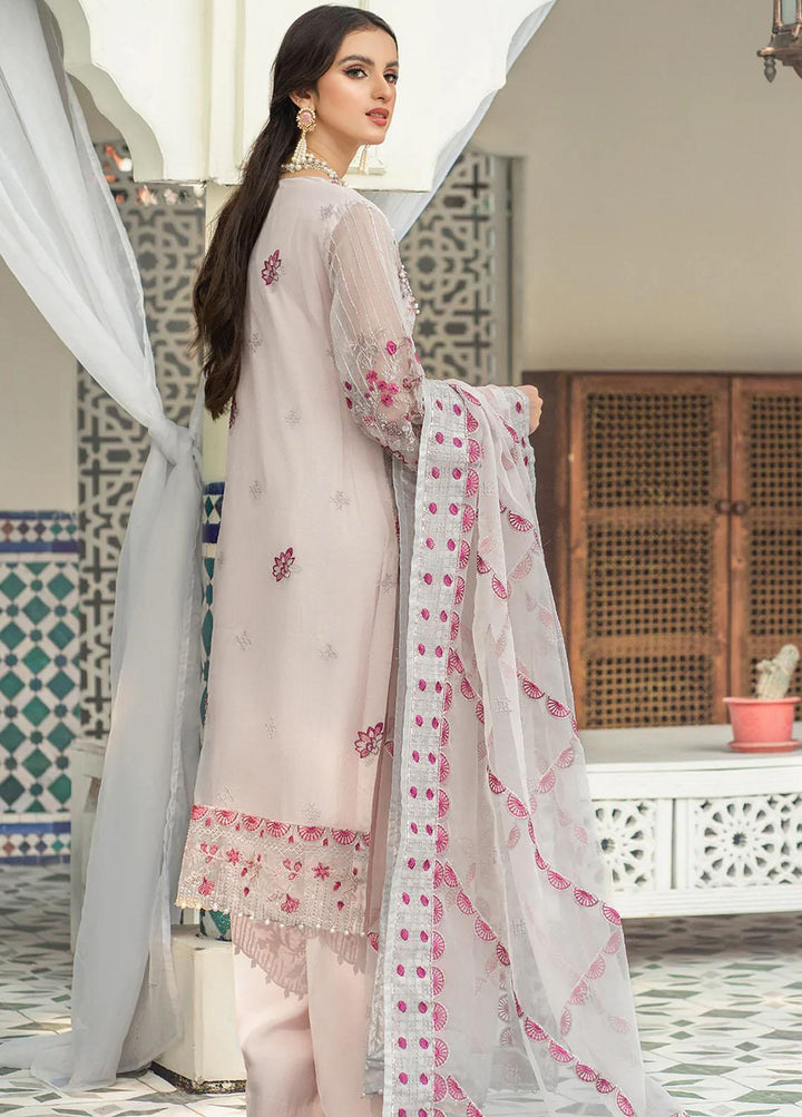 Andaz-e-Khas By Resham Ghar Embroidered Organza Suits Unstitched 3 Piece RG22AK DIA - Luxury Collection