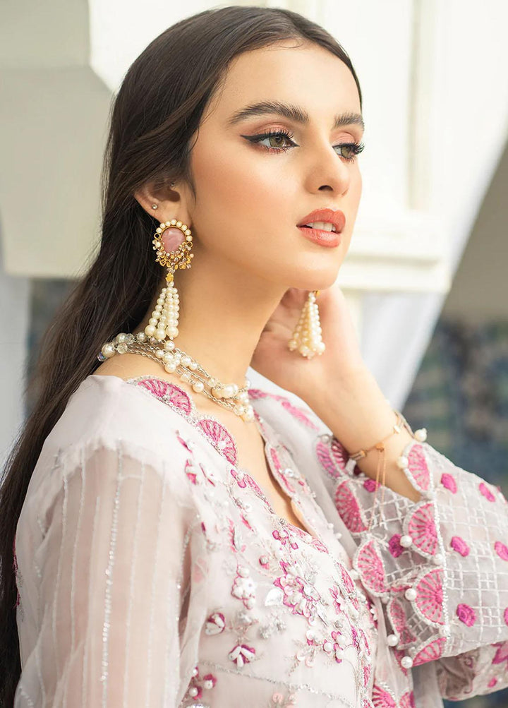 Andaz-e-Khas By Resham Ghar Embroidered Organza Suits Unstitched 3 Piece RG22AK DIA - Luxury Collection