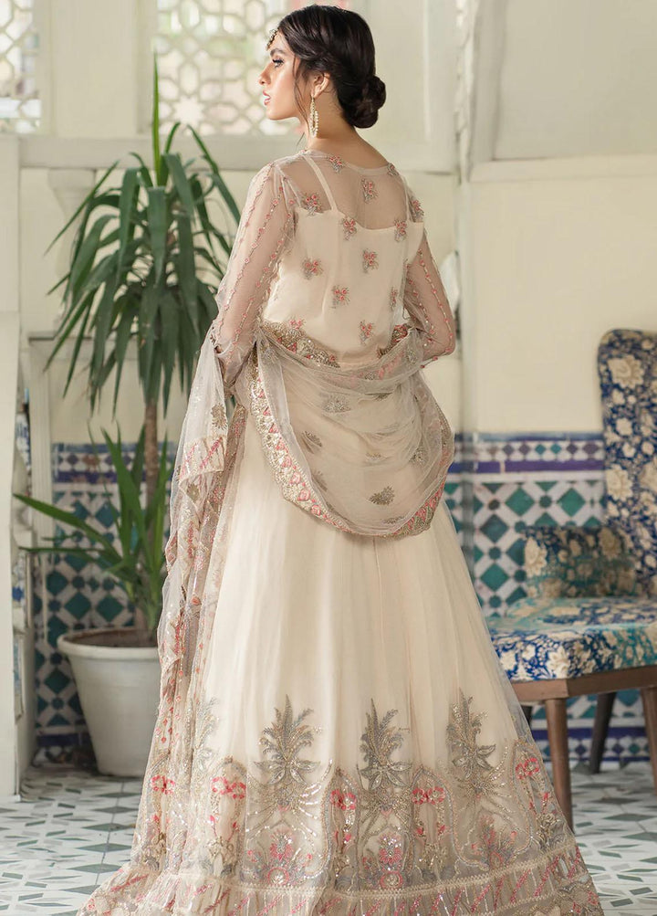 Andaz-e-Khas By Resham Ghar Embroidered Net Suits Unstitched 3 Piece RG22AK JAHAN ARA - Luxury Collection