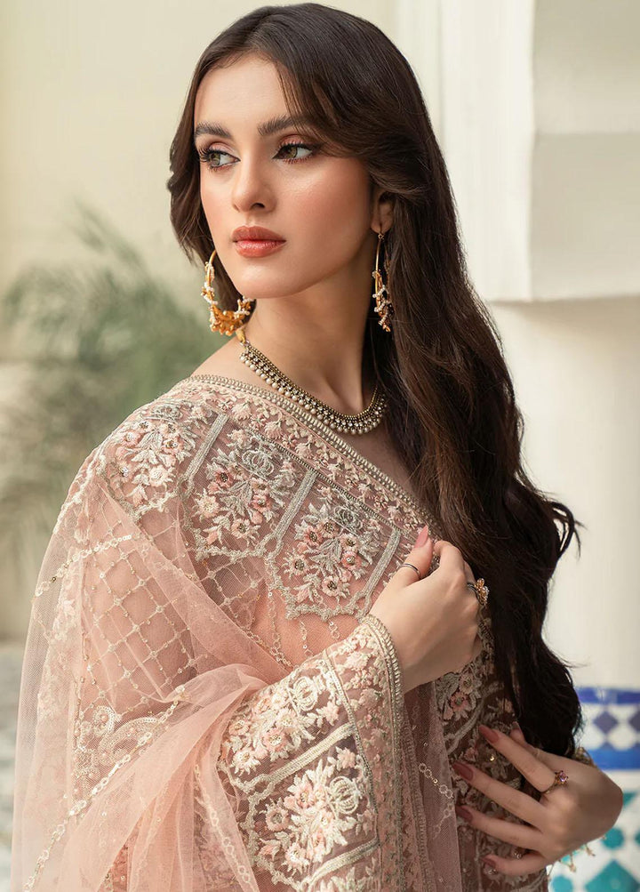 Andaz-e-Khas By Resham Ghar Embroidered Organza Suits Unstitched 3 Piece RG22AK NAYAB - Luxury Collection