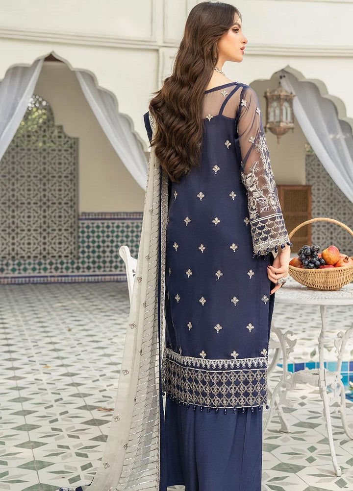 Andaz-e-Khas By Resham Ghar Embroidered Organza Suits Unstitched 3 Piece RG22AK REET - Luxury Collection