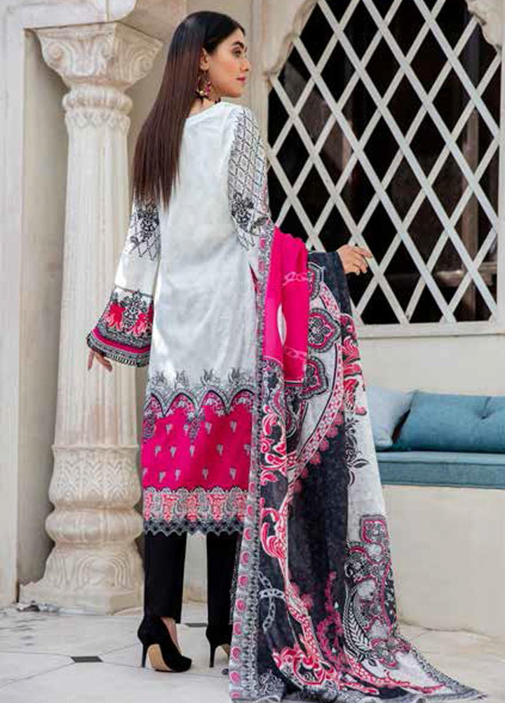 Angan By Banafsheh Printed Lawn Suits Unstitched 3 Piece BF21A 05 - Summer Collection